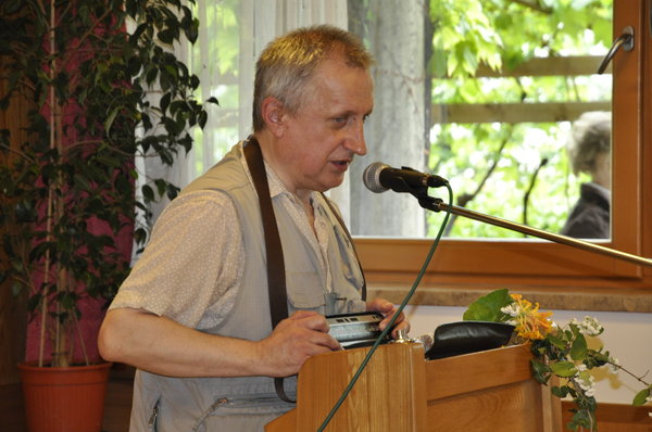 ...und der blinde Literaturübersetzer, Publizist und Dichter Sead Muhamedagic' aus Zagreb.